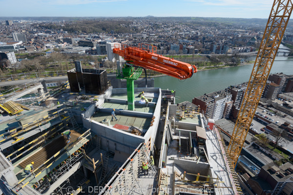 tour des finances à Liège